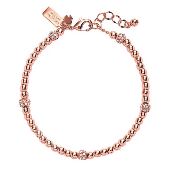 KATE SPADE • Rose Gold How Charming Bead Bracelet